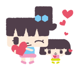 KURUKURU SISTERS SQUARE sticker #11409702