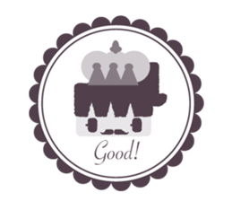 KURUKURU SISTERS SQUARE sticker #11409724