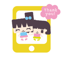 KURUKURU SISTERS SQUARE sticker #11409731