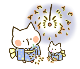 chocotto neko (summer) sticker #11410136