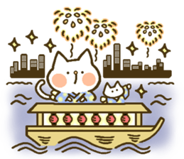 chocotto neko (summer) sticker #11410139