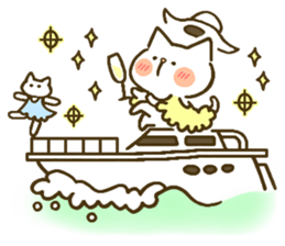 chocotto neko (summer) sticker #11410140