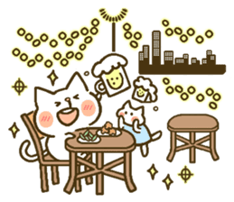 chocotto neko (summer) sticker #11410142