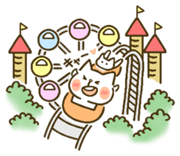 chocotto neko (summer) sticker #11410145