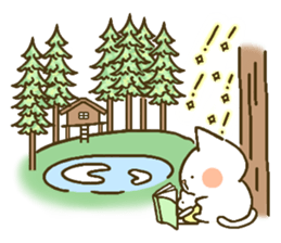 chocotto neko (summer) sticker #11410146