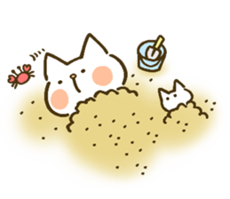 chocotto neko (summer) sticker #11410160