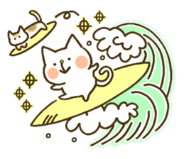 chocotto neko (summer) sticker #11410161