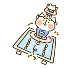 chocotto neko (summer) sticker #11410163