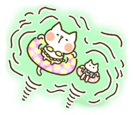 chocotto neko (summer) sticker #11410164