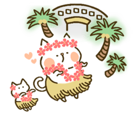 chocotto neko (summer) sticker #11410169