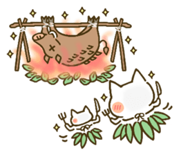 chocotto neko (summer) sticker #11410174