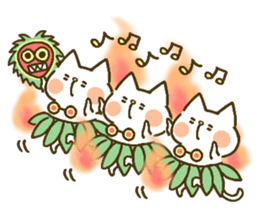chocotto neko (summer) sticker #11410175
