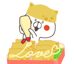 Inari dog. sticker #11410382