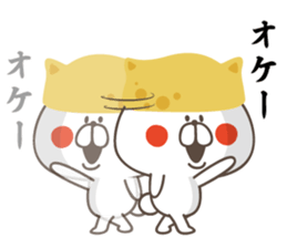 Inari dog. sticker #11410386