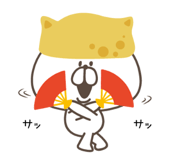 Inari dog. sticker #11410397