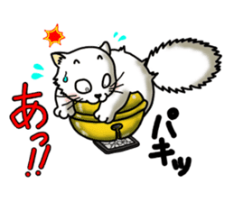 Tin cat sticker #11410617