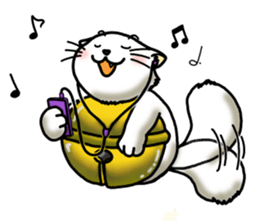 Tin cat sticker #11410618