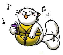 Tin cat sticker #11410618