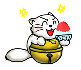 Tin cat sticker #11410621