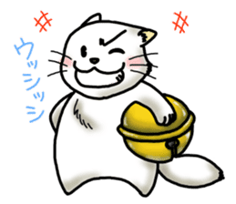 Tin cat sticker #11410625