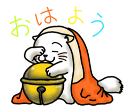 Tin cat sticker #11410627