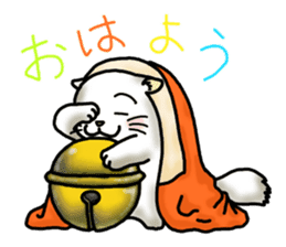 Tin cat sticker #11410627