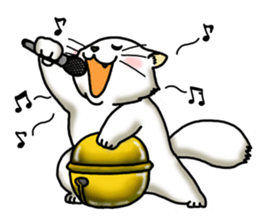 Tin cat sticker #11410632