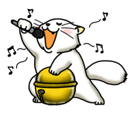 Tin cat sticker #11410632