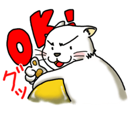 Tin cat sticker #11410633