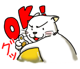 Tin cat sticker #11410633