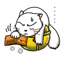 Tin cat sticker #11410639