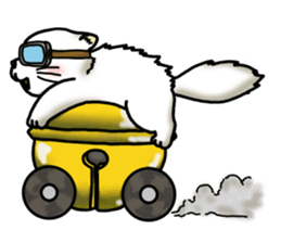 Tin cat sticker #11410644