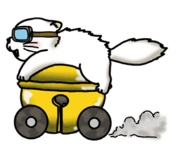 Tin cat sticker #11410644