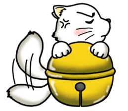 Tin cat sticker #11410646