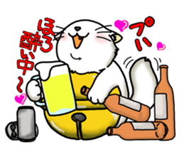 Tin cat sticker #11410648