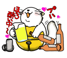 Tin cat sticker #11410648