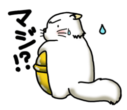 Tin cat sticker #11410650