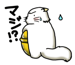 Tin cat sticker #11410650