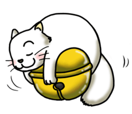 Tin cat sticker #11410651