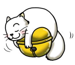 Tin cat sticker #11410651