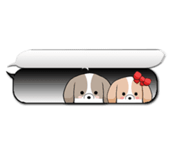 Shih Tzu dog and Friends 2. sticker #11411737