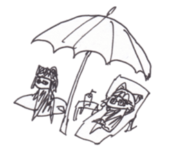 Kuroneko Lounge stickers 2 sticker #11411977