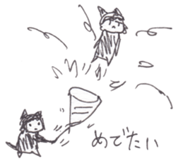 Kuroneko Lounge stickers 2 sticker #11411985