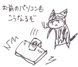 Kuroneko Lounge stickers 2 sticker #11411994