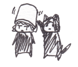 Kuroneko Lounge stickers 2 sticker #11412004