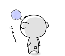 WHITE KUMAO2 sticker #11412109