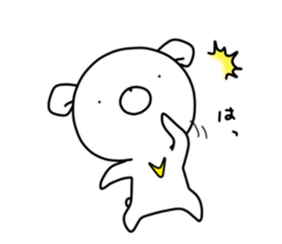 WHITE KUMAO2 sticker #11412113