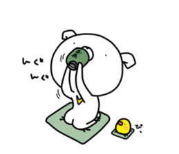 WHITE KUMAO2 sticker #11412130