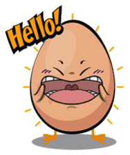 Eggsy The Egghead sticker #11412376