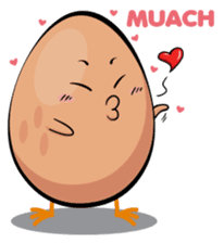 Eggsy The Egghead sticker #11412379